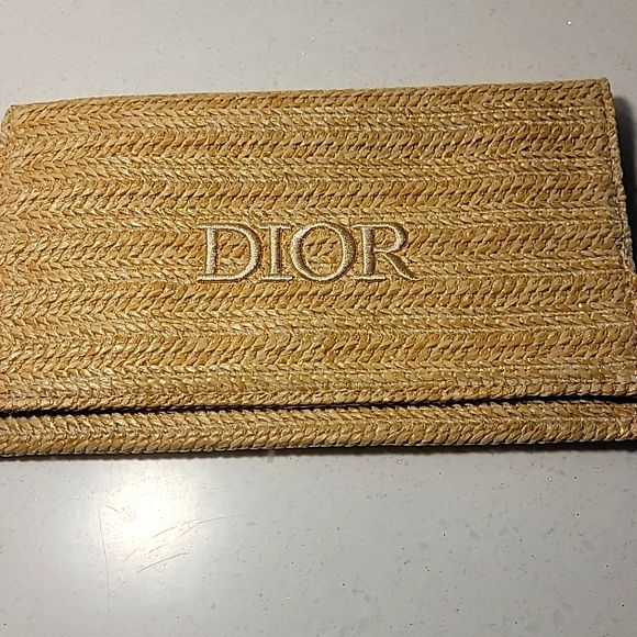 DIOR VIP beauty Raffia clutch - Picture 1 of 8
